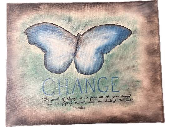 "Wings of Change" by an anonymous artist.